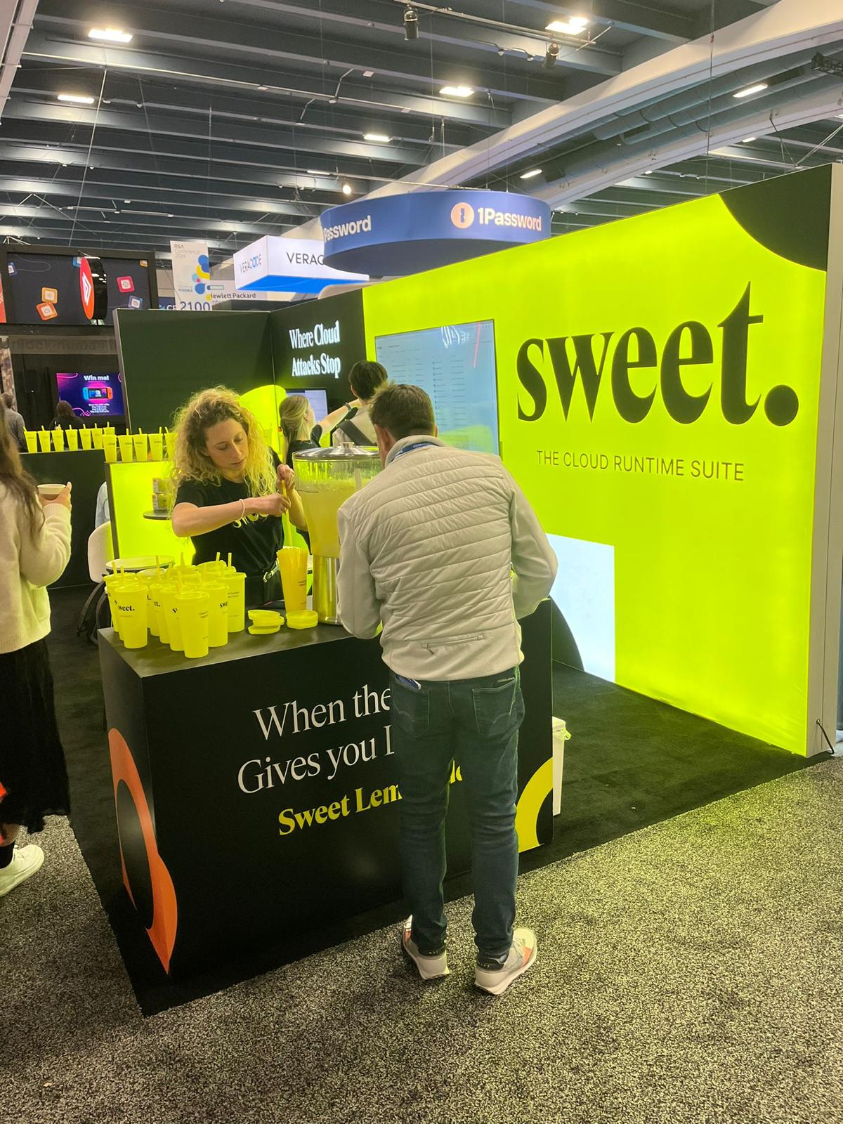 Sweet Security booth — EC Exhibits