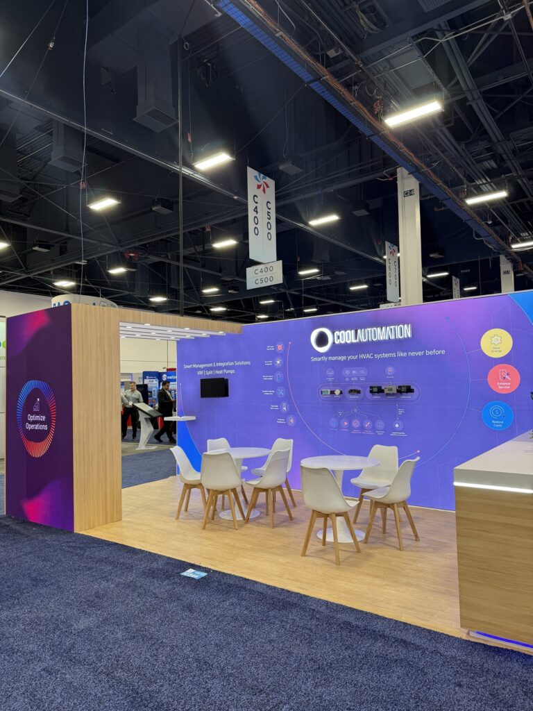 CoolAutomation booth at AHR Expo 2026, Las Vegas — EC Exhibits