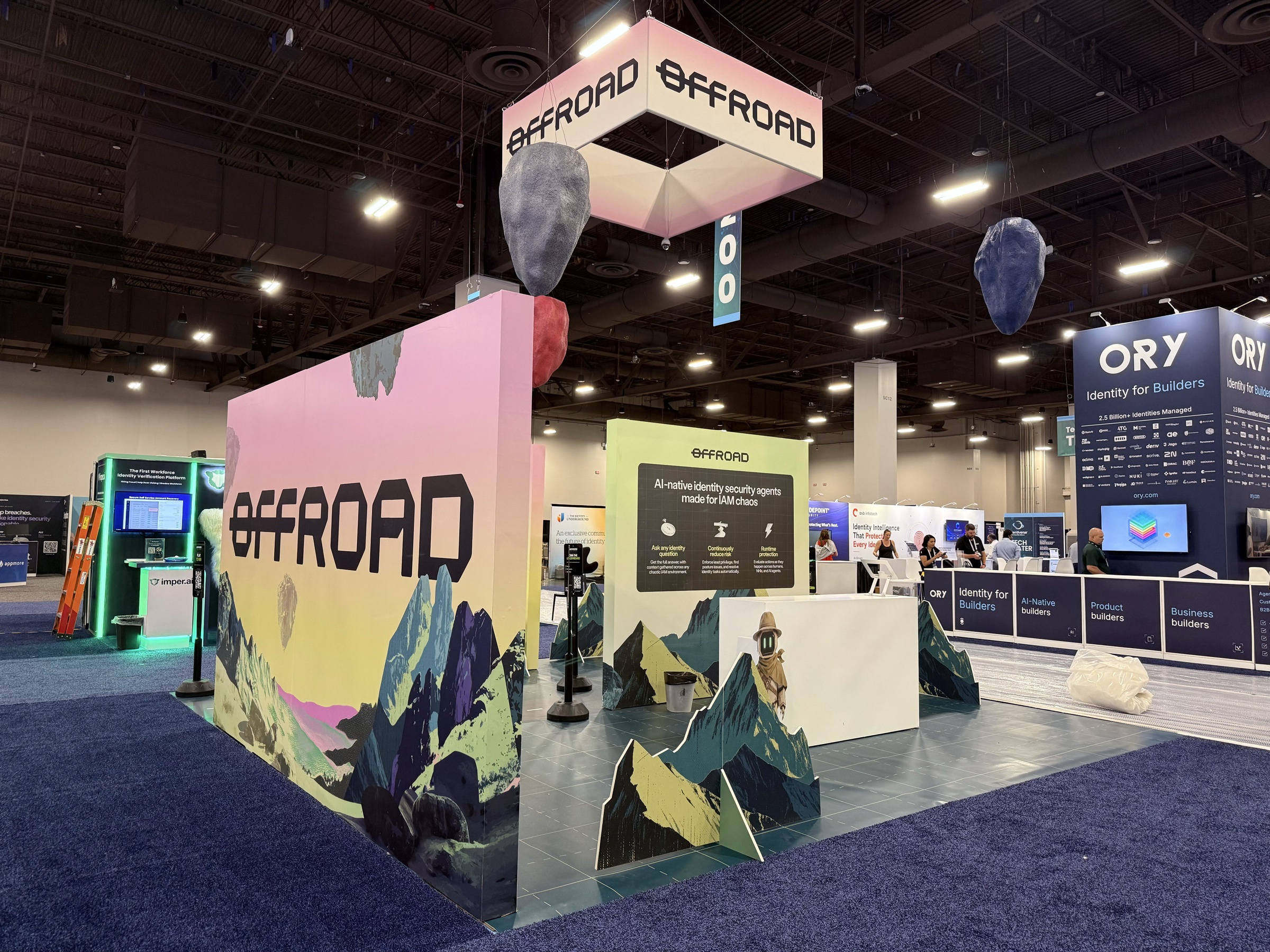 Offroad booth at Identiverse 2026, Las Vegas — EC Exhibits