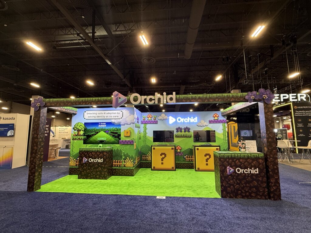 Orchid booth at Identiverse 2026, Las Vegas — EC Exhibits