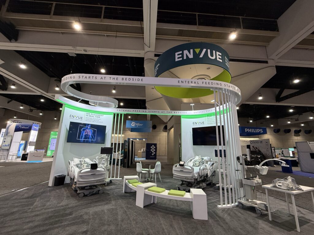 ENVUE booth at AACN NTI 2026, San Diego — EC Exhibits