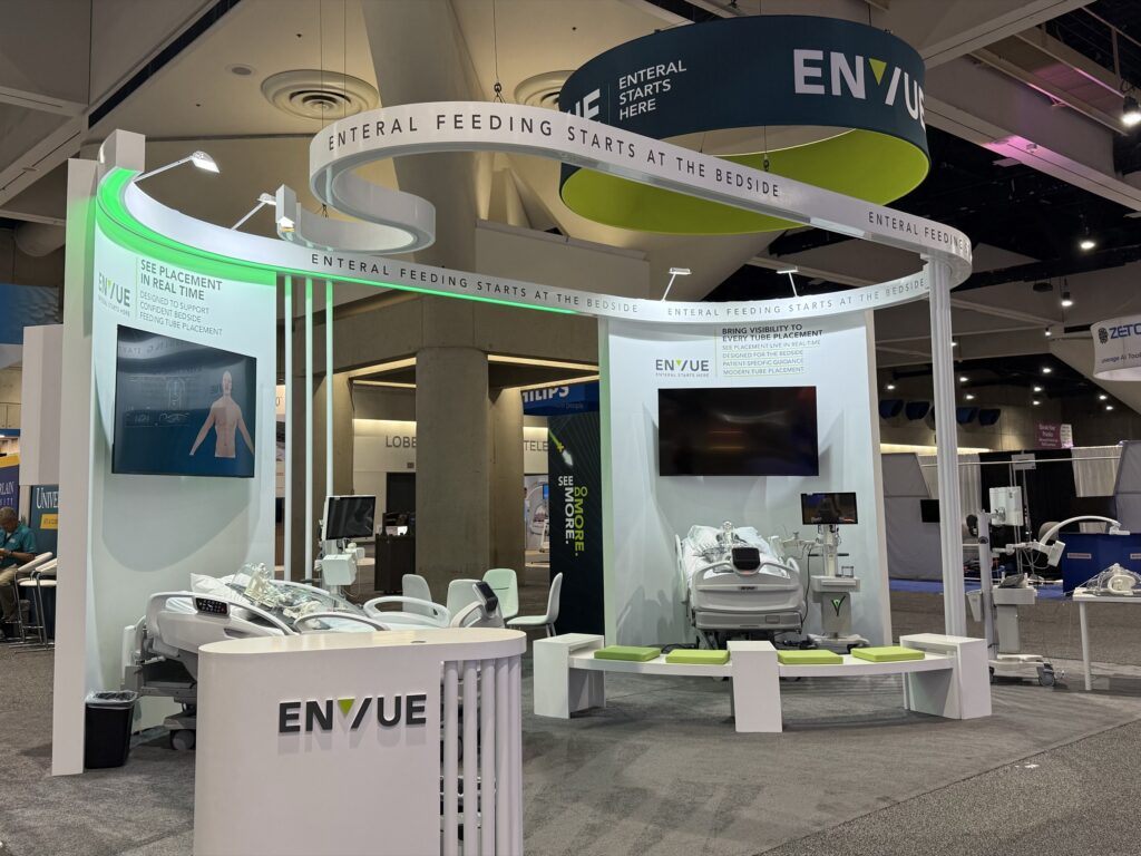 ENVUE booth at AACN NTI 2026, San Diego — EC Exhibits