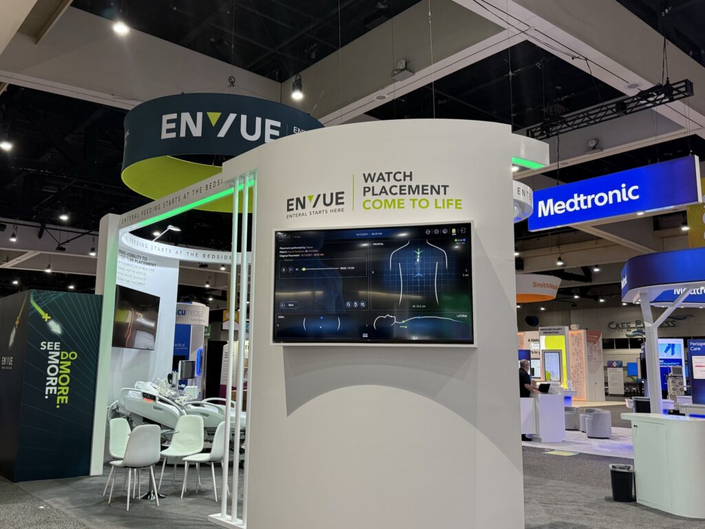 ENVUE booth at AACN NTI 2026, San Diego — EC Exhibits