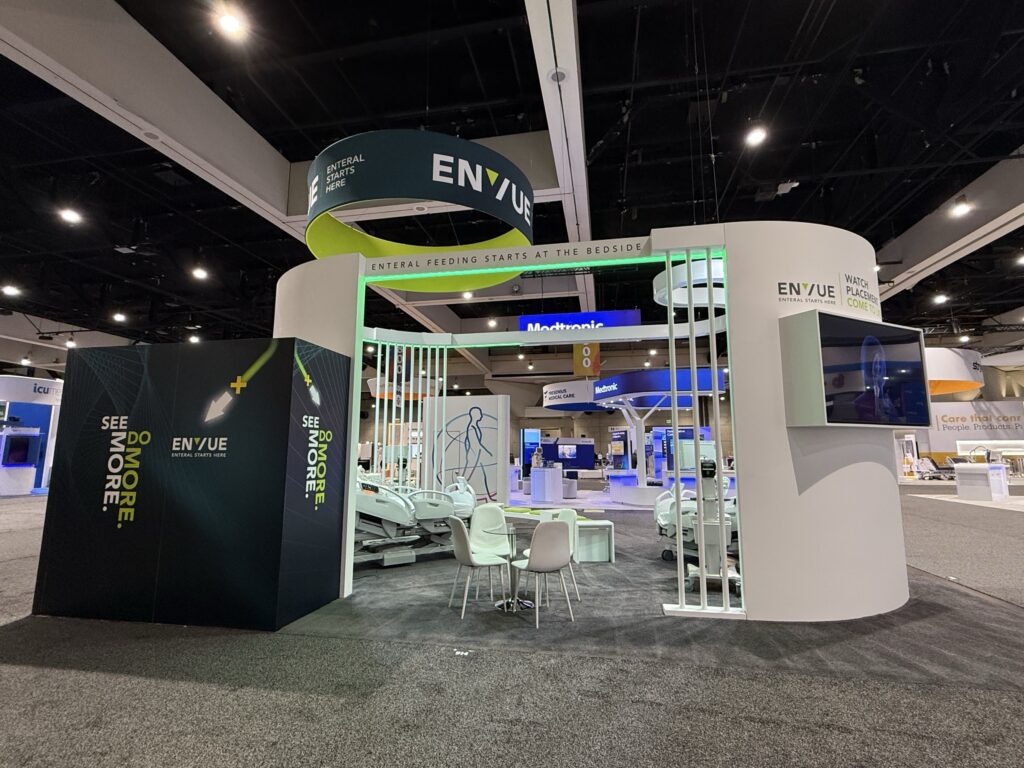 ENVUE booth at AACN NTI 2026, San Diego — EC Exhibits