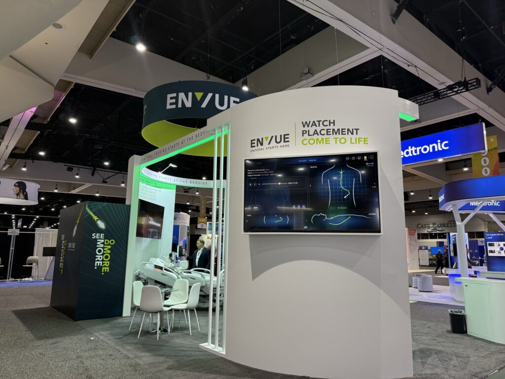 ENVUE booth at AACN NTI 2026, San Diego — EC Exhibits