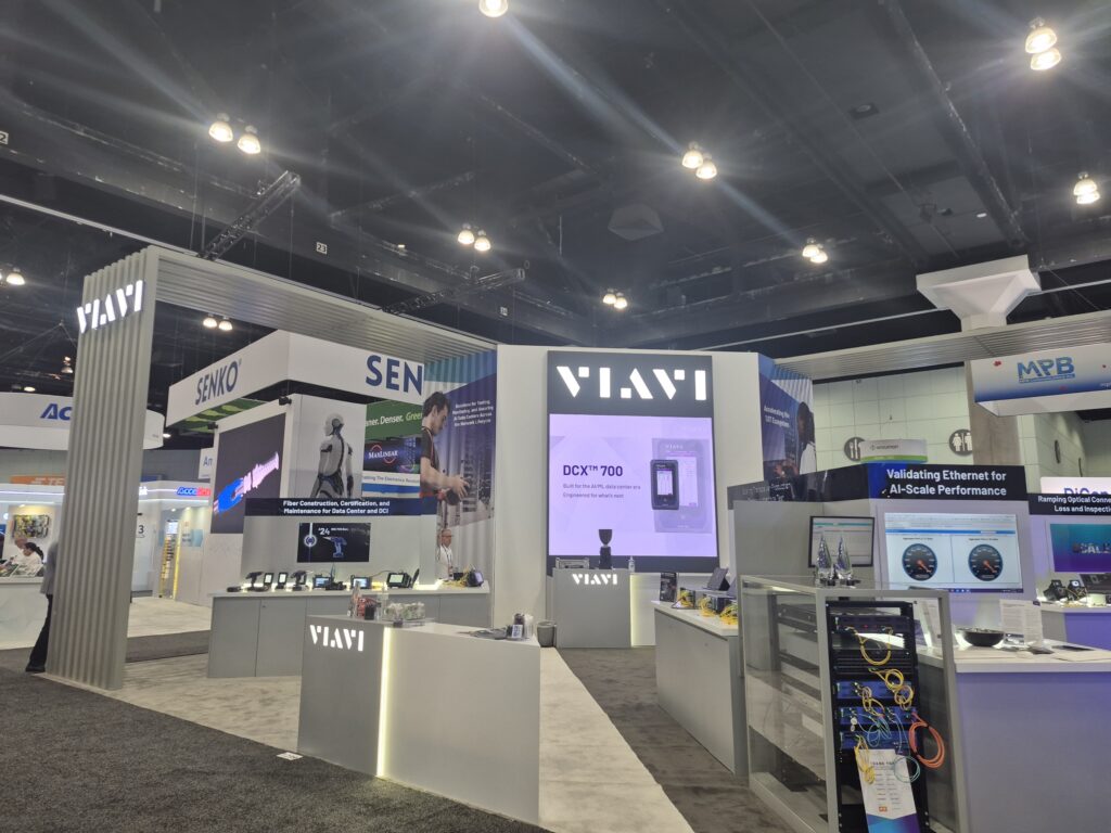 VIAVI booth at OFC 2026, Los Angeles — EC Exhibits