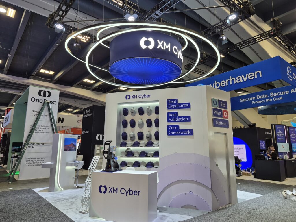 XM Cyber booth at RSAC 2026, San Francisco — EC Exhibits